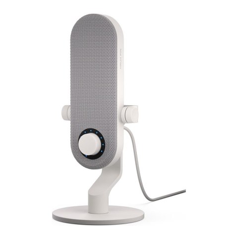 Mikrofon przewodowy KRUX Pin White USB-C biały