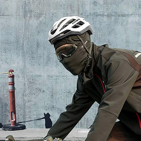 Kominiarka sportowa ocieplana oddychająca - czarna