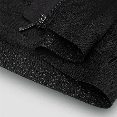 Koszulka rowerowa rozpinana z krótkim rękawem XXXXL - czarna