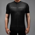 Koszulka rowerowa rozpinana z krótkim rękawem XXXXL - czarna