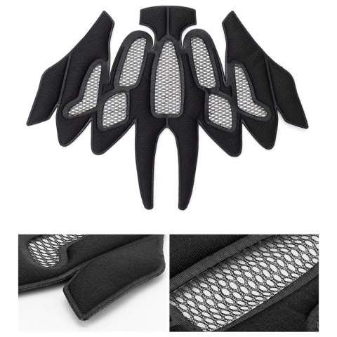 Kask rowerowy dziecięcy z odpinaną szczęką rozmiar S 48-54cm - szary