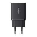 Ładowarka sieciowa USB-C USB-A Cube Pro 30W - czarna