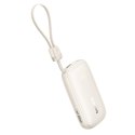 Powerbank 10000mAh 22.5W z kablem smyczą EnerFill FC21 Qpow 3 Ultra - beżowy