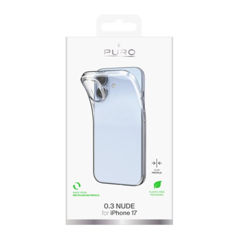 Etui case na iPhone 17 TPU 0.3 Nude Ultra-Slim - przezroczyste
