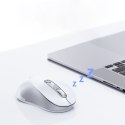 Mysz bezprzewodowa ergonomiczna USB 2.4GHz F02 - biała