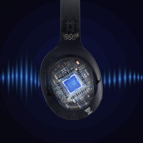 Słuchawki bezprzewodowe nauszne H3 ANC Bluetooth - czarne