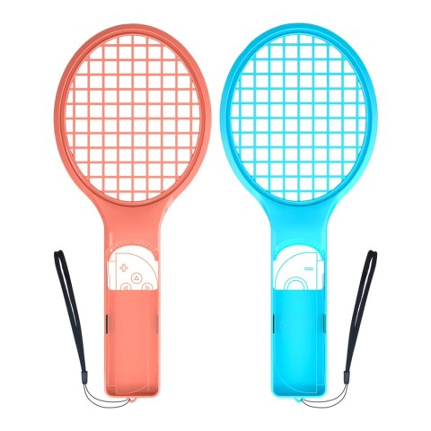 Zestaw akcesoriów rodzinnych 23w1 do konsoli Nintendo Switch 2 - pomarańczowy i niebieski