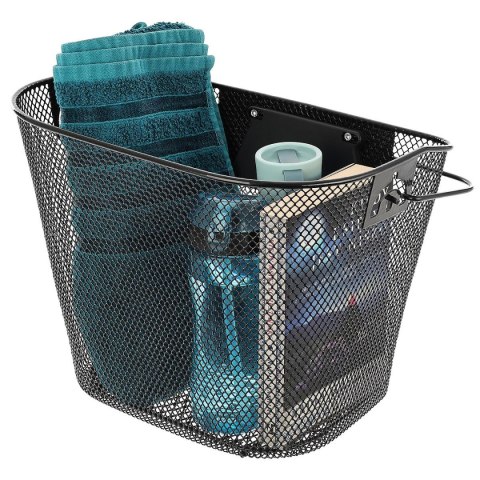 KOSZYK ROWEROWY PRZEDNI MOCOWANY NA CLICK CZARNY