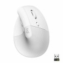 Myszka Logitech Lift Biały Ergonomiczny 4000 dpi