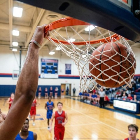 SIATKA DO OBRĘCZY KOSZ BIAŁA 1SZT/ 12 UCHWYTÓW PES 5 NETEX