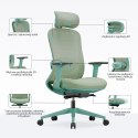 Fotel biurowy ergonomiczny ANGEL fizjO miętowy z funkcją masażu