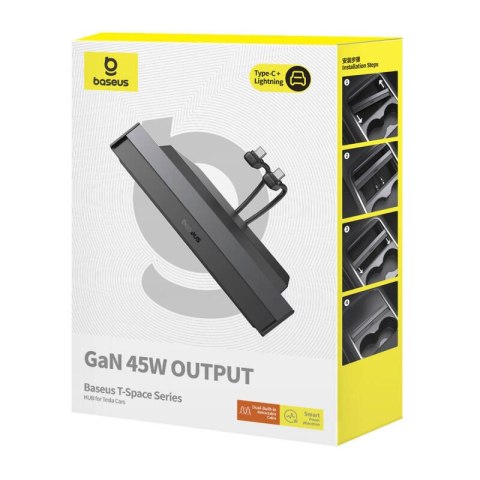 Hub BASEUS T-Space (czarny)