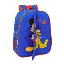 Plecak szkolny Mickey Mouse Clubhouse Today Niebieski 26 x 34 x 11 cm