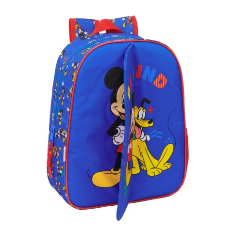 Plecak szkolny Mickey Mouse Clubhouse Today Niebieski 26 x 34 x 11 cm
