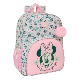 Plecak szkolny Minnie Mouse Minty Różowy 33 x 42 x 14 cm