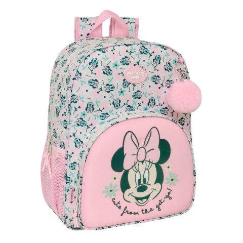 Plecak szkolny Minnie Mouse Minty Różowy 33 x 42 x 14 cm