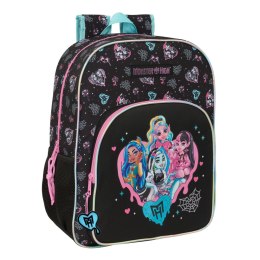 Plecak szkolny Monster High Czarny 33 x 42 x 14 cm