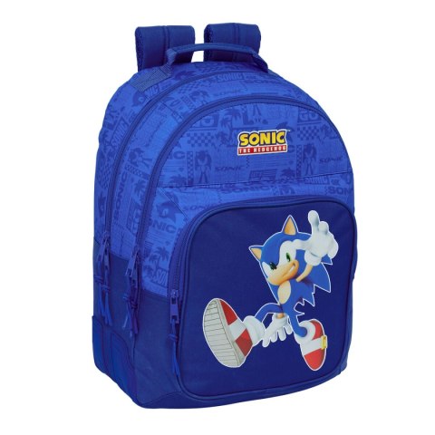Plecak szkolny Sonic Niebieski 32 x 42 x 15 cm