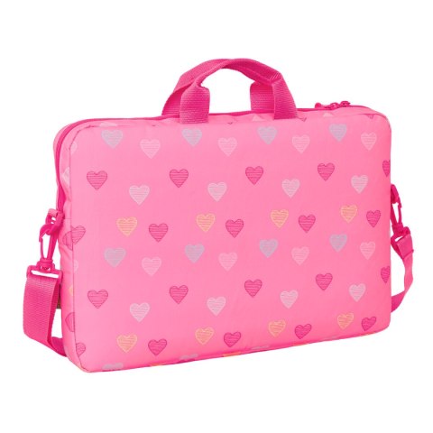 Torba na Laptopa Benetton Heart Różowy 40 x 27 x 4 cm