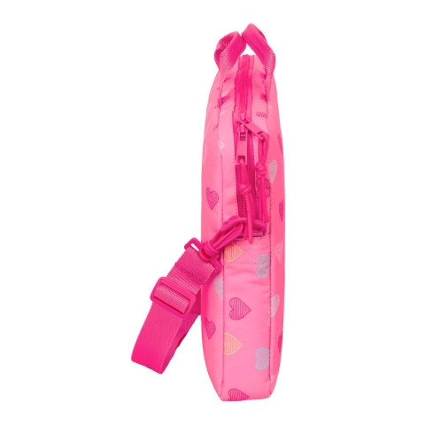 Torba na Laptopa Benetton Heart Różowy 40 x 27 x 4 cm