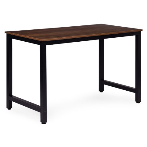 Biurko komputerowe szkolne stół 120x60 cm ciemny orzech ModernHome