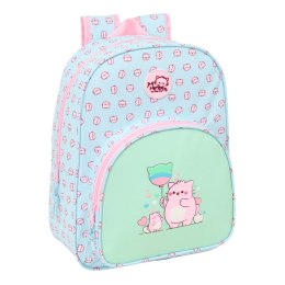 Plecak Pembe The pink cat Wielokolorowy 26 x 34 x 11 cm