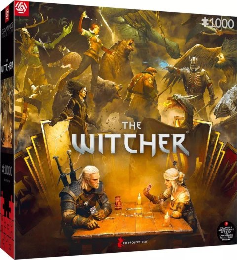 Puzzle Good Loot Gaming Puzzle: The Witcher (Wiedźmin) Playing Gwent 1000 elementów