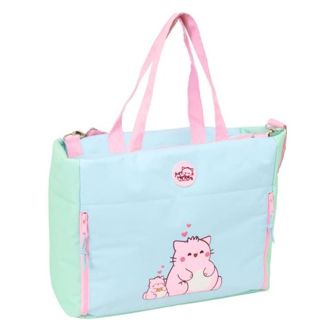 Torba na Laptopa Pembe The pink cat Wielokolorowy 40 x 31 x 17 cm