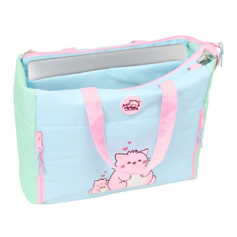 Torba na Laptopa Pembe The pink cat Wielokolorowy 40 x 31 x 17 cm