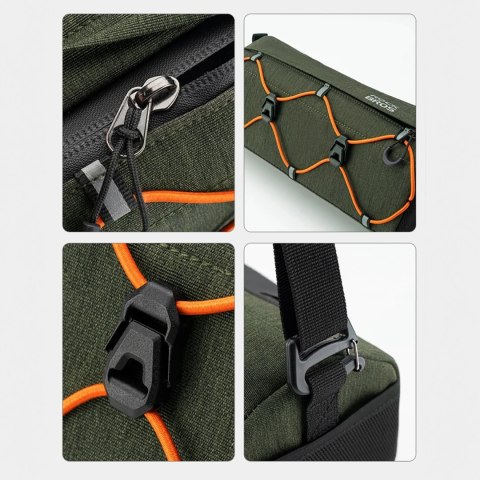 Torba rowerowa mocowana na kierownicę 2.2l - zielona