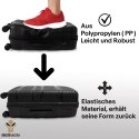 Zestaw walizek BERWIN Torna 4w1 twarde walizki na kółkach + kosmetyczka TITAN Schwarz