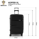 Zestaw walizek BERWIN Torna 4w1 twarde walizki na kółkach + kosmetyczka TITAN Schwarz