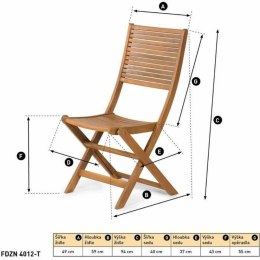Záhradná stolička Fieldmann FDZN 4012-T