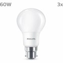 Żarówka LED Philips 60 W Matowy Ciepła Biel F 8 W 60 W B22 3 Sztuk (2700 K)