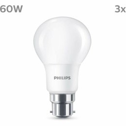 Żarówka LED Philips 60 W Matowy Ciepła Biel F 8 W 60 W B22 3 Sztuk (2700 K)