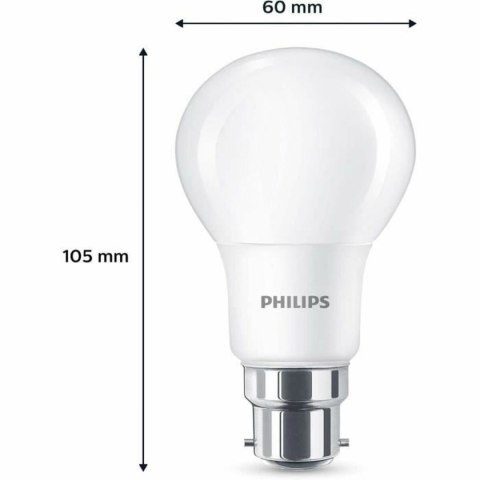 Żarówka LED Philips 60 W Matowy Ciepła Biel F 8 W 60 W B22 3 Sztuk (2700 K)