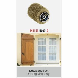 Szczotka ścierna Fartools Mosiądz Ø 80 mm