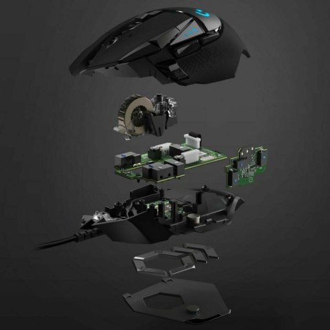 Myszka Logitech 910-005471 Czarny 16000 dpi 25600 dpi