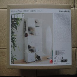 Przenośny modułowy stojak na buty InnovaGoods Biały (Odnowione A)