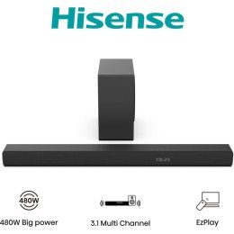 Soundbar Hisense HS3100 480W Czarny 480 W