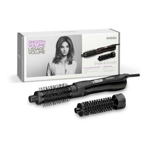Szczotka o Układania Włosów Babyliss SHAPE&SMOOTH Czarny (2 Sztuk)