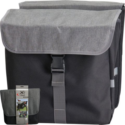 SAKWA TORBA ROWEROWA PODWÓJNA TYLNA NA BAGAŻNIK 40L XQMAX