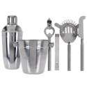 ZESTAW BARMAŃSKI 6 ELEMENTÓW SHAKER DO DRINKÓW SZCZYPCE