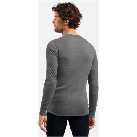 Koszulka męska Odlo BL TOP crew neck l/s ACTIVE WARM ECO roz. M Szara
