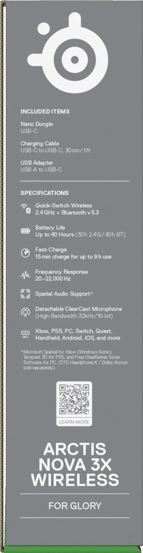 Słuchawki Steelseries Arctis Nova 3X Wireless for Xbox, Levander (WYPRZEDAŻ)