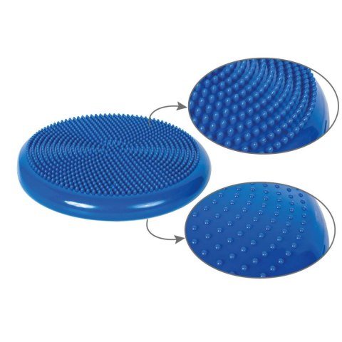 DYSK PODUSZKA SENSOMOTORYCZNA Z POMPKĄ 33CM NIEBIESKI ENERO FIT