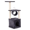 Drapak dla kota legowisko słupek wieża do drapania domek 94 cm szary Petsi