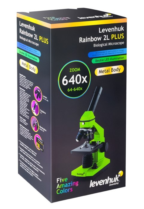 (ES) Mikroskop Levenhuk Rainbow 2L PLUS