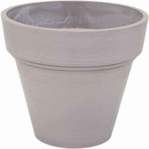 Doniczka Mega Collections Ecostone Planter Brązowy Taupe Plastikowy recyklingu 55 x 51 cm