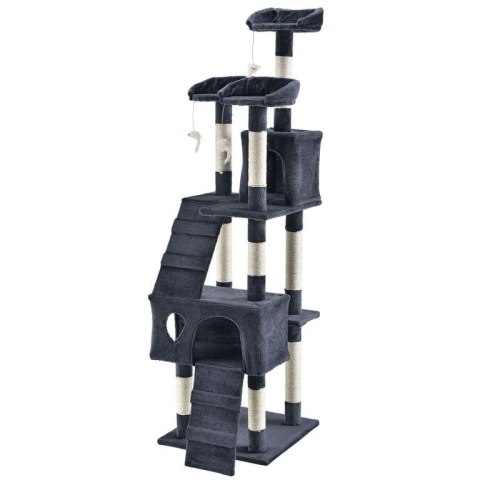 Drapak Amy z domkami, platformami i myszkami, 170 cm